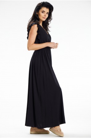 Sukienka A638 - Kolor/wzór: Czarny