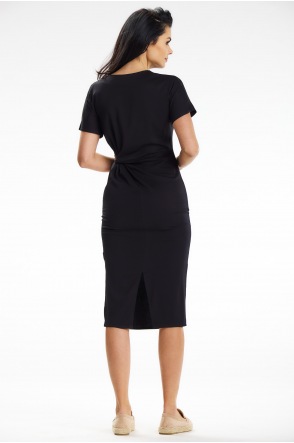 Sukienka A641 - Kolor/wzór: Czarny