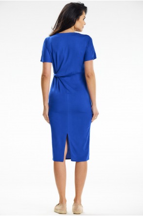 Sukienka A641 - Kolor/wzór: Niebieski