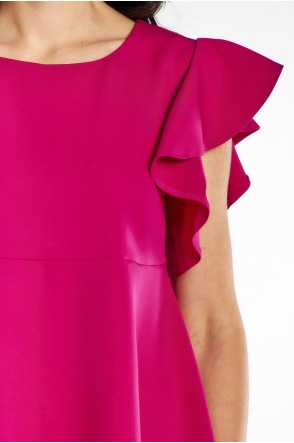 Sukienka A643 - Kolor/wzór: Fuksja