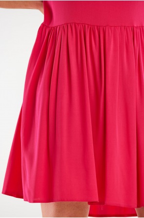 Sukienka A517 - Kolor/wzór: Fuksja