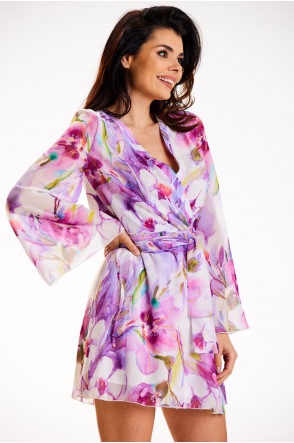 Sukienka A509 - Kolor/wzór: Fiolet