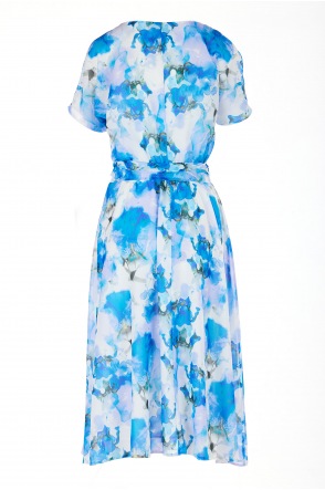 Sukienka A510 - Kolor/wzór: Niebieski