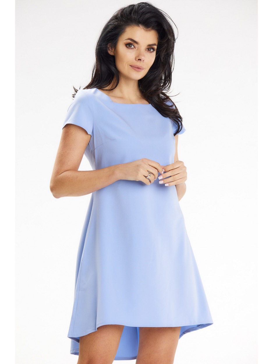 Sukienka A645 - Kolor/wzór: Jasnoniebieski - lewo