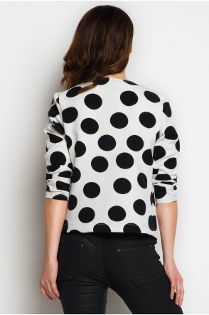 Żakiet A102 - Kolor/wzór: Biały