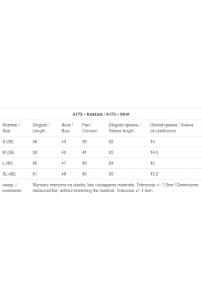 Koszula A173 - Kolor/wzór: Wzór