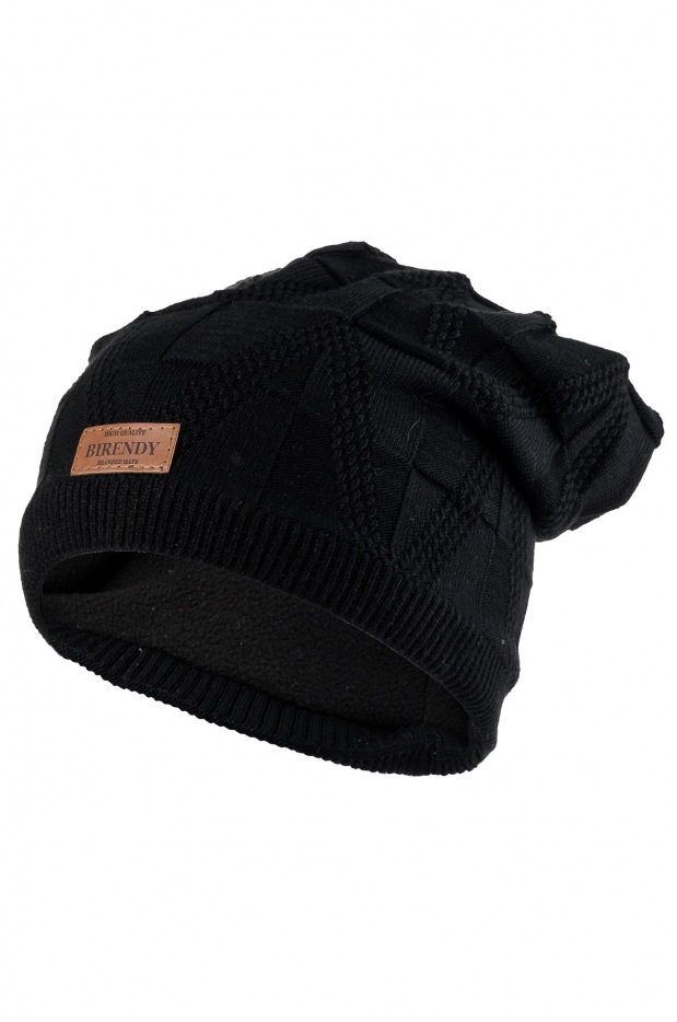 Czapka CZ05 - Kolor/wzór: Czarny