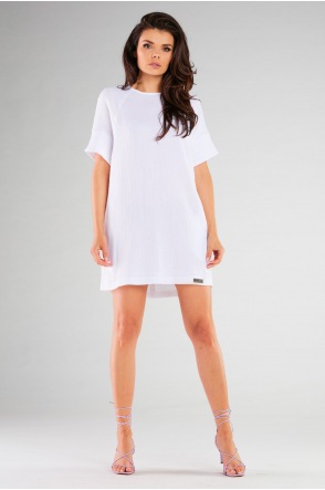 Sukienka M259 - Kolor/wzór: Biały