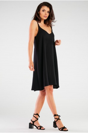 Sukienka M261 - Kolor/wzór: Czarny