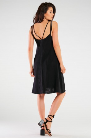 Sukienka M261 - Kolor/wzór: Czarny