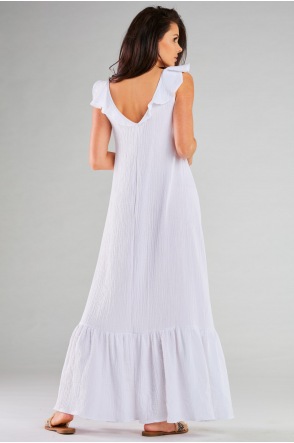 Sukienka M262 - Kolor/wzór: Biały