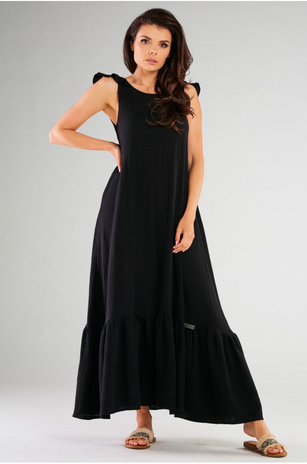 Sukienka M262 - Kolor/wzór: Czarny