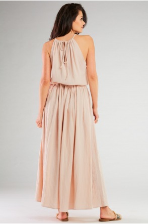 Sukienka M263 - Kolor/wzór: Beż