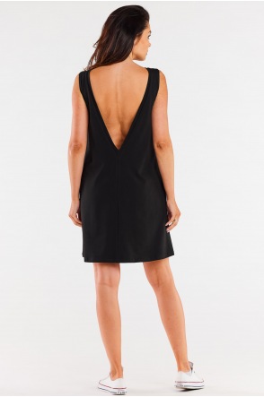 Sukienka M296 - Kolor/wzór: Czarny