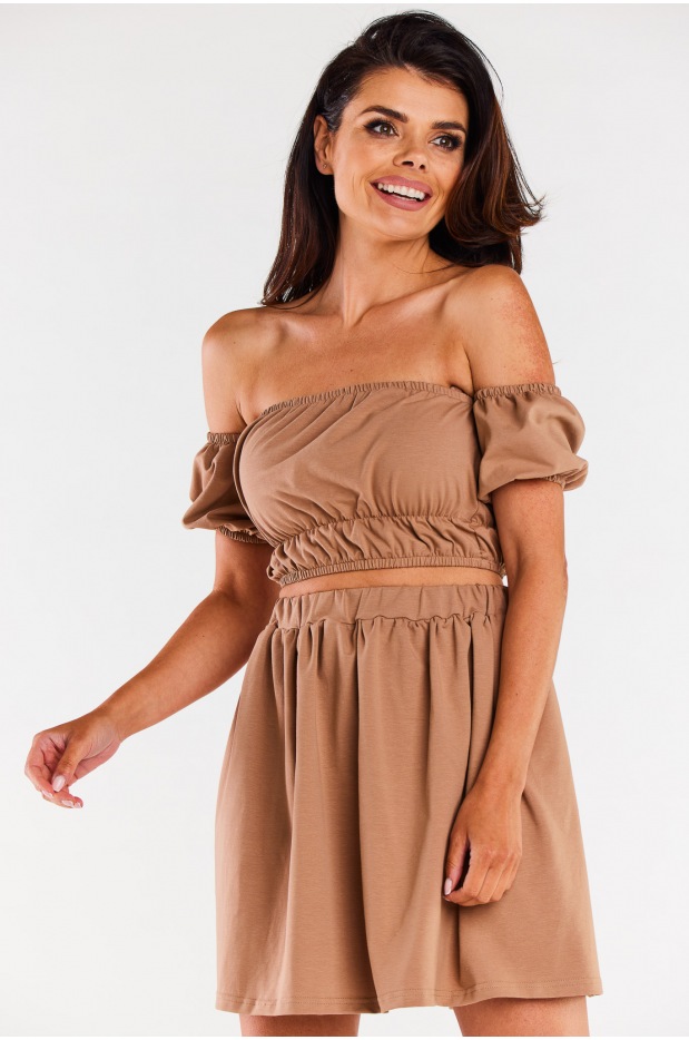 Spódnica M309 - Kolor/wzór: Beż