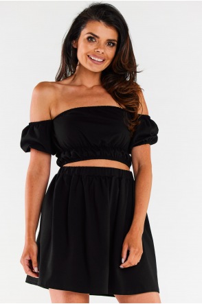 Spódnica M309 - Kolor/wzór: Czarny