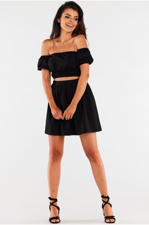 Spódnica M309 - Kolor/wzór: Czarny