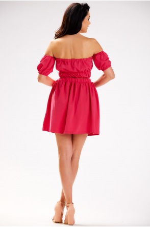 Spódnica M309 - Kolor/wzór: Fuksja