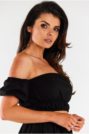 Bluzka M308 - Kolor/wzór: Czarny