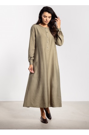 Sukienka A733 - Kolor/wzór: Szałwiowy