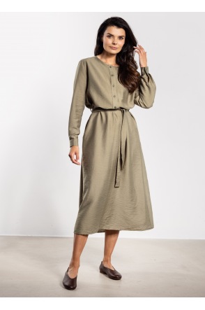 Sukienka A733 - Kolor/wzór: Szałwiowy