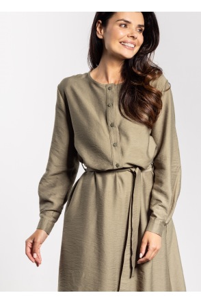 Sukienka A733 - Kolor/wzór: Szałwiowy