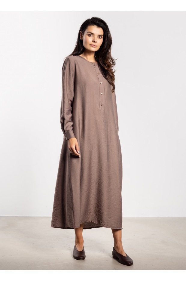 Sukienka A733 - Kolor/wzór: Taupe