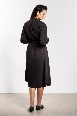 Sukienka A736 - Kolor/wzór: Czarny