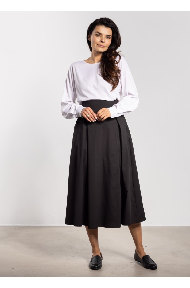 Spódnica A738 - Kolor/wzór: Czarny