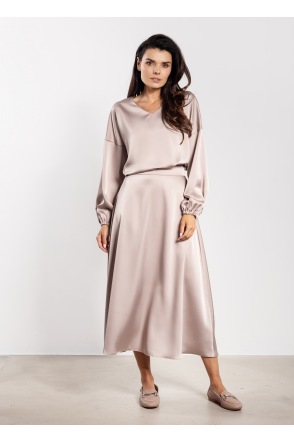 Spódnica A739 - Kolor/wzór: Beż