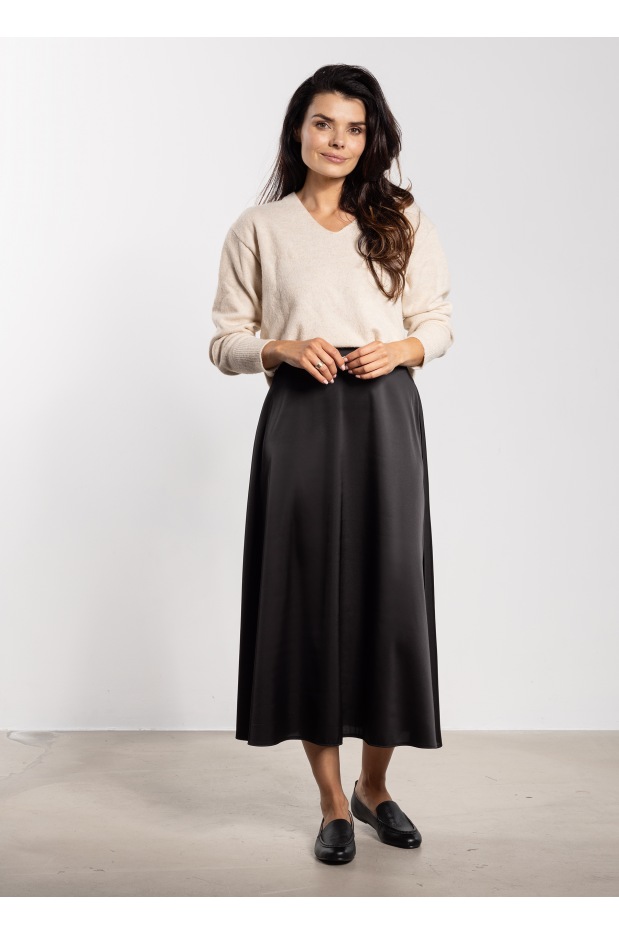 Spódnica A739 - Kolor/wzór: Czarny