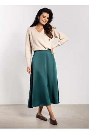 Spódnica A739 - Kolor/wzór: Butelkowa zieleń