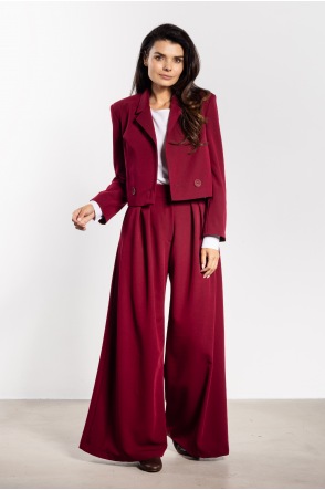 Marynarka A744 - Kolor/wzór: Bordo