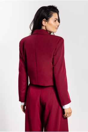 Marynarka A744 - Kolor/wzór: Bordo