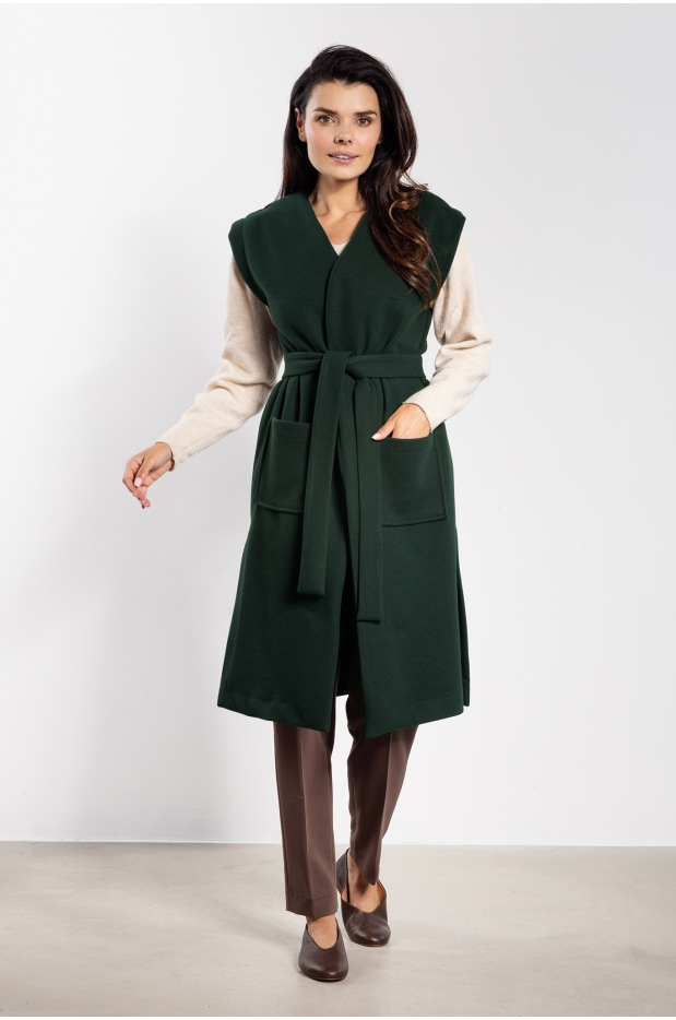 Kamizelka A753 - Kolor/wzór: Butelkowa zieleń