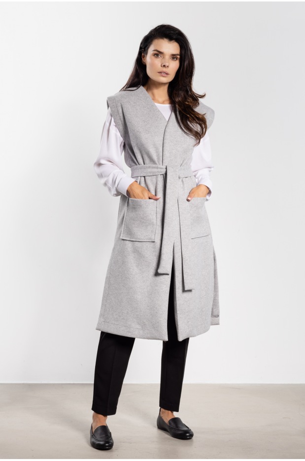 Kamizelka A753 - Kolor/wzór: Szary