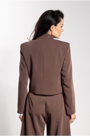 Marynarka A744 - Kolor/wzór: Czekoladowy