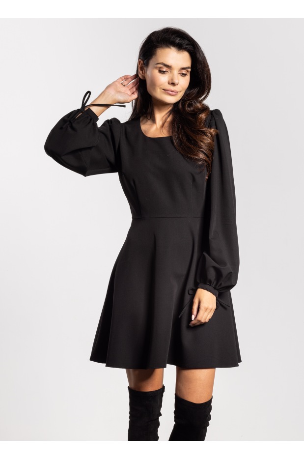 Sukienka A741 - Kolor/wzór: Czarny