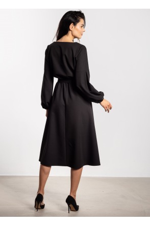 Sukienka A742 - Kolor/wzór: Czarny