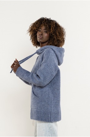 Sweter A755 - Kolor/wzór: Niebieski