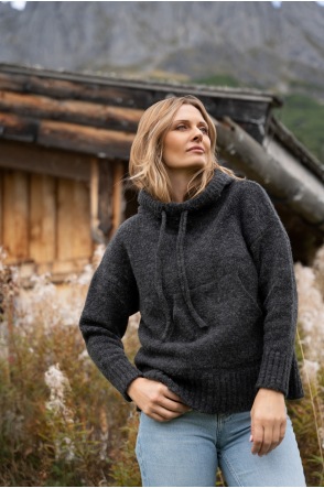 Sweter A755 - Kolor/wzór: Grafit