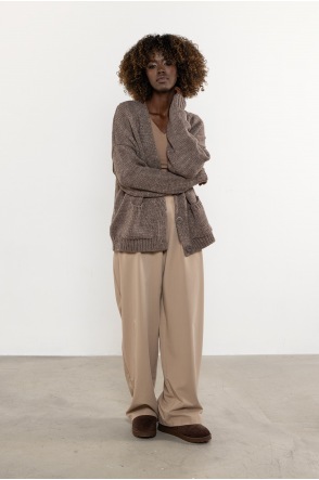 Sweter A756 - Kolor/wzór: Mocca