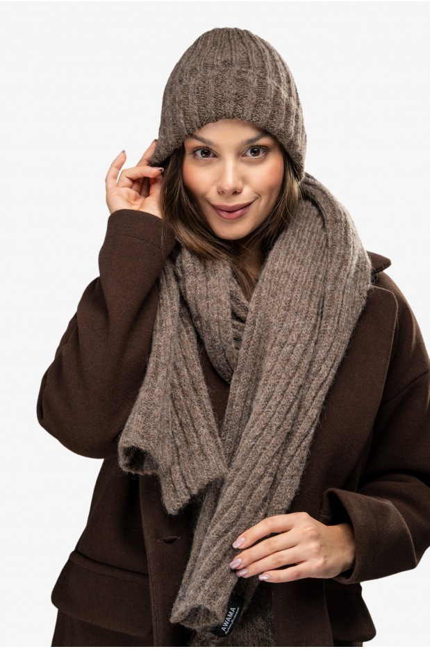 Czapka A759 - Kolor/wzór: Karmel