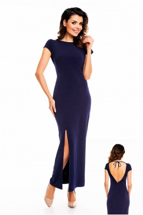 Sukienka A136 - Kolor/wzór: Czarny