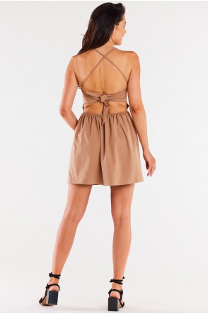 Sukienka M300 - Kolor/wzór: Beż