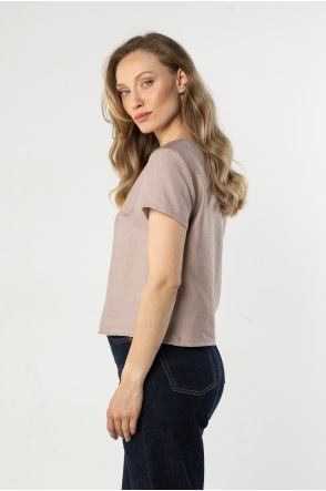 A762 Bluzka - Kolor/wzór: Kaszmirowy