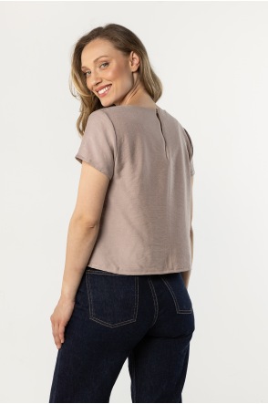 A762 Bluzka - Kolor/wzór: Kaszmirowy