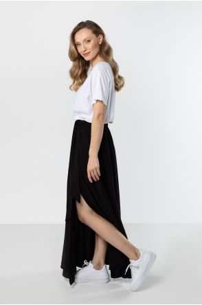 A763 Spódnica - Kolor/wzór: Czarny