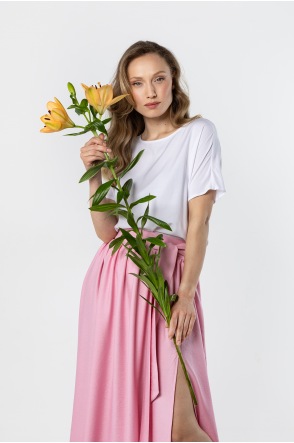 A763 Spódnica - Kolor/wzór: Róż