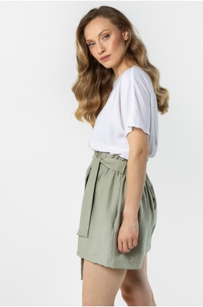 A765 Szorty - Kolor/wzór: Szałwiowy